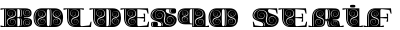 Boldesqo Serif 4F Decor + Italic